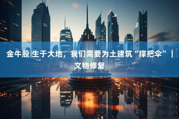 金牛股 生于大地，我们需要为土建筑“撑把伞”｜文物修复