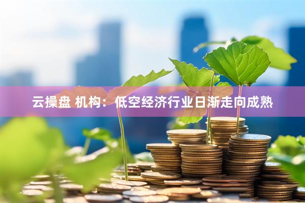 云操盘 机构：低空经济行业日渐走向成熟