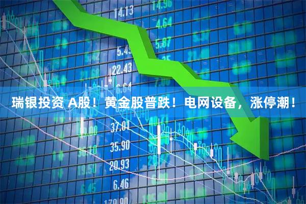 瑞银投资 A股！黄金股普跌！电网设备，涨停潮！